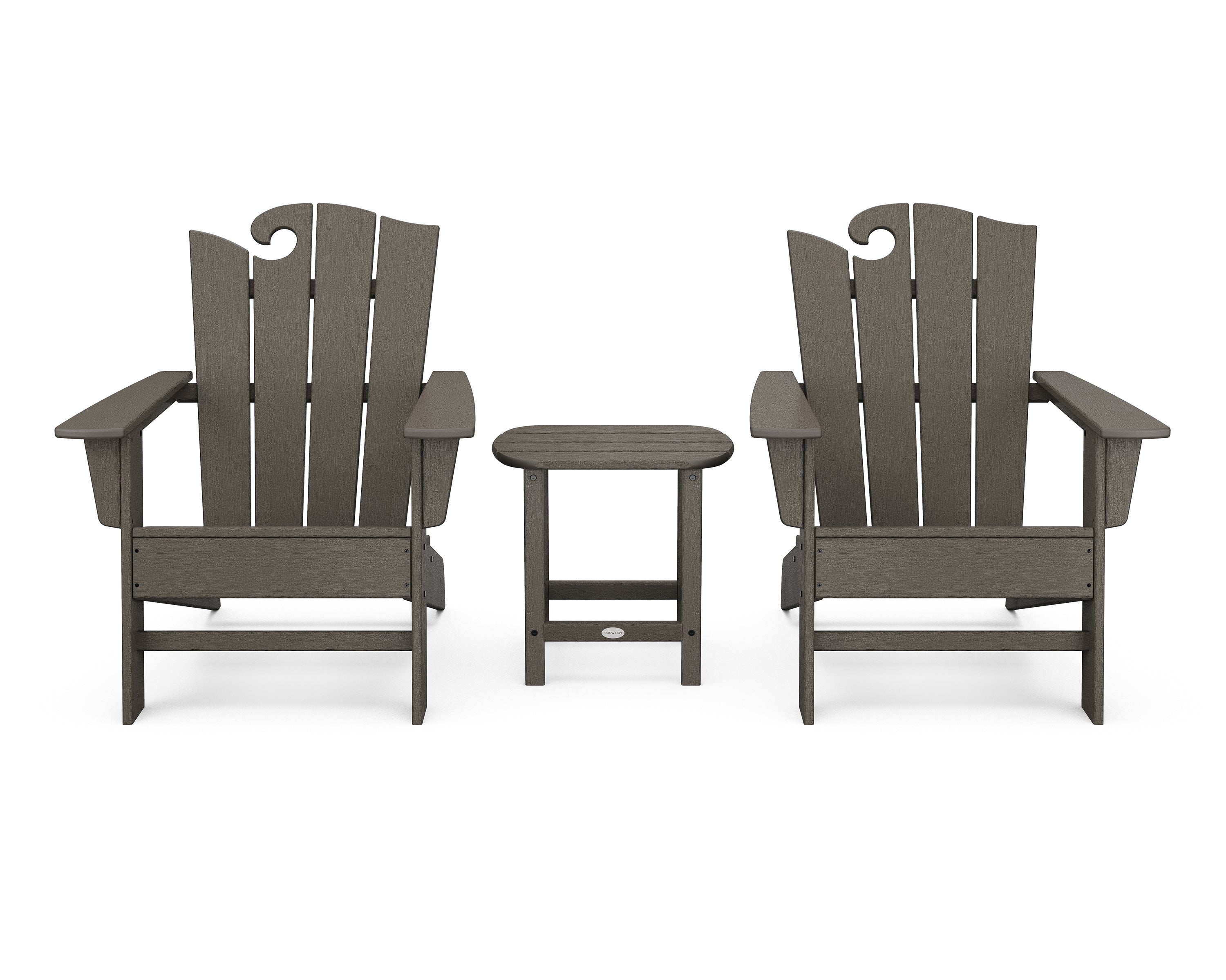 Wave 3-Piece Adirondack Set with The Ocean Chair 14
