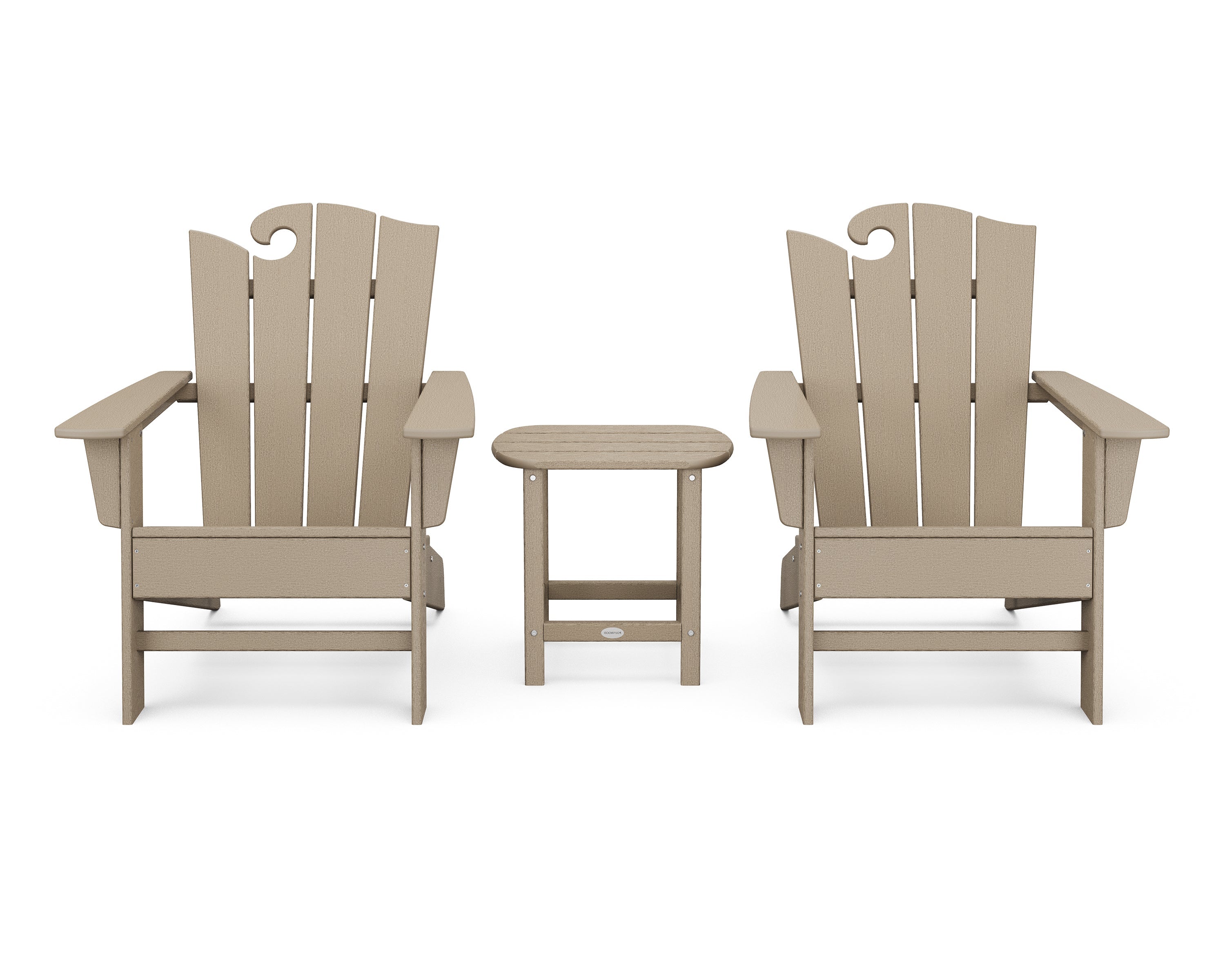 Wave 3-Piece Adirondack Set with The Ocean Chair 15