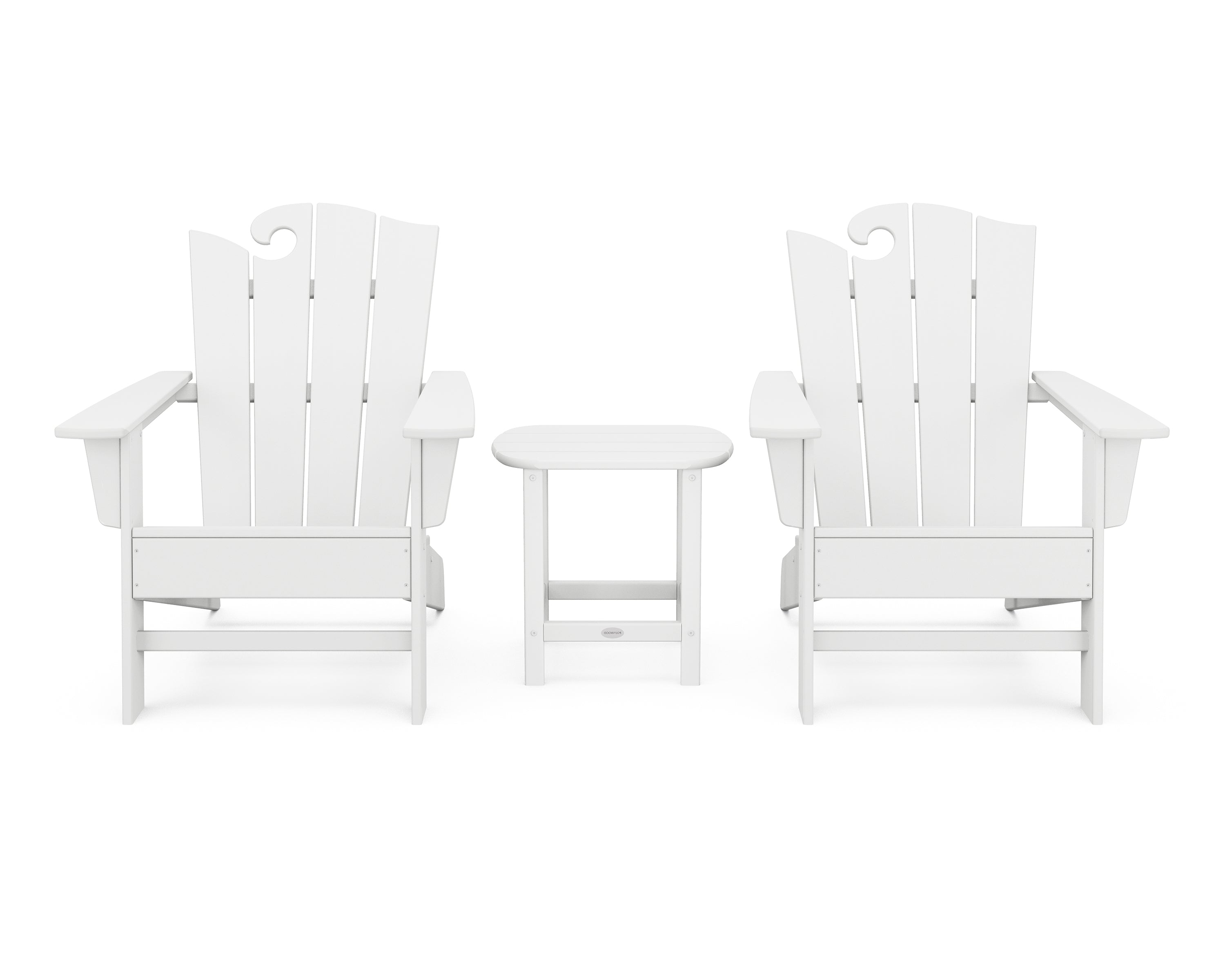 Wave 3-Piece Adirondack Set with The Ocean Chair 6