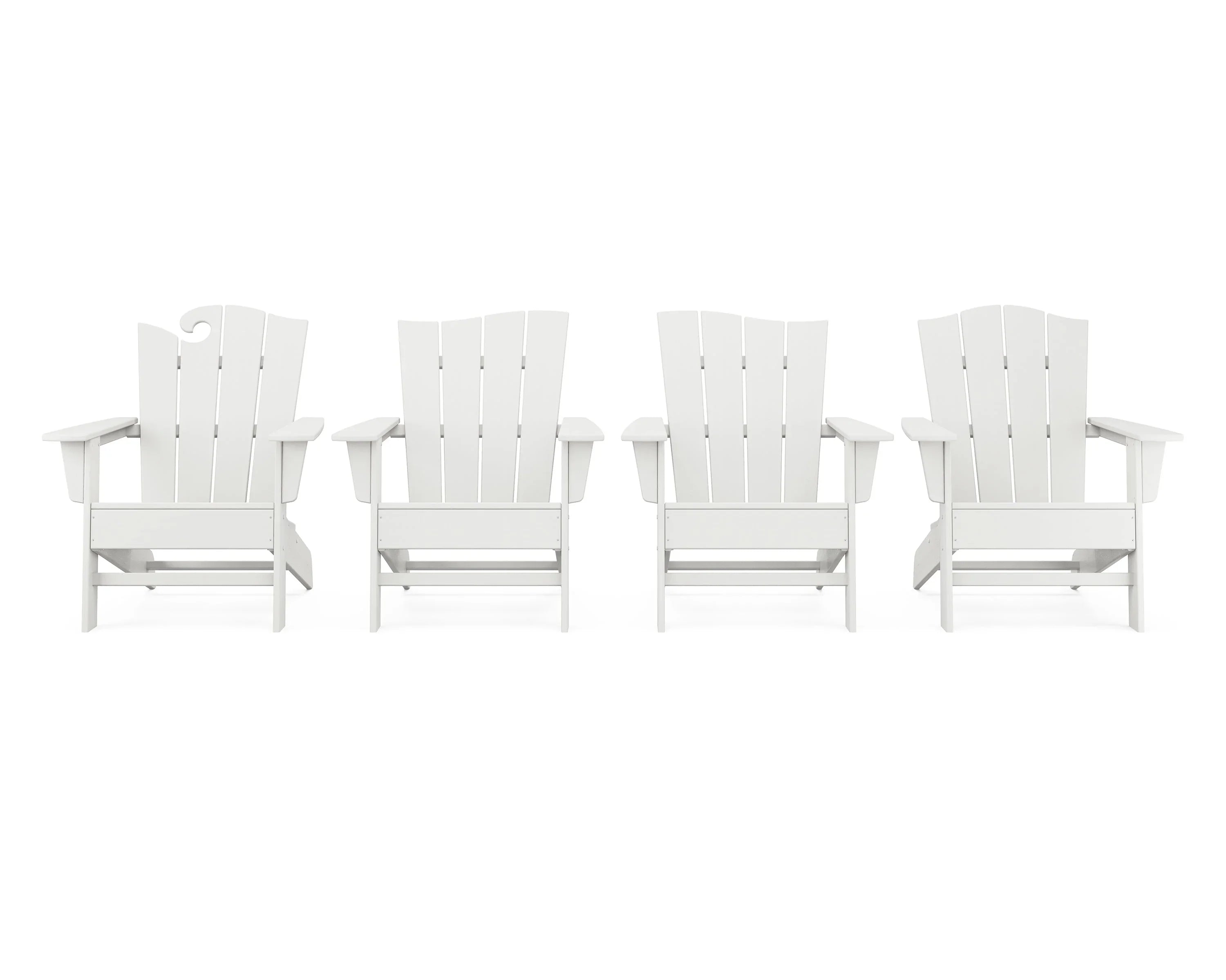 Wave 4-Piece Adirondack Chair Set 16