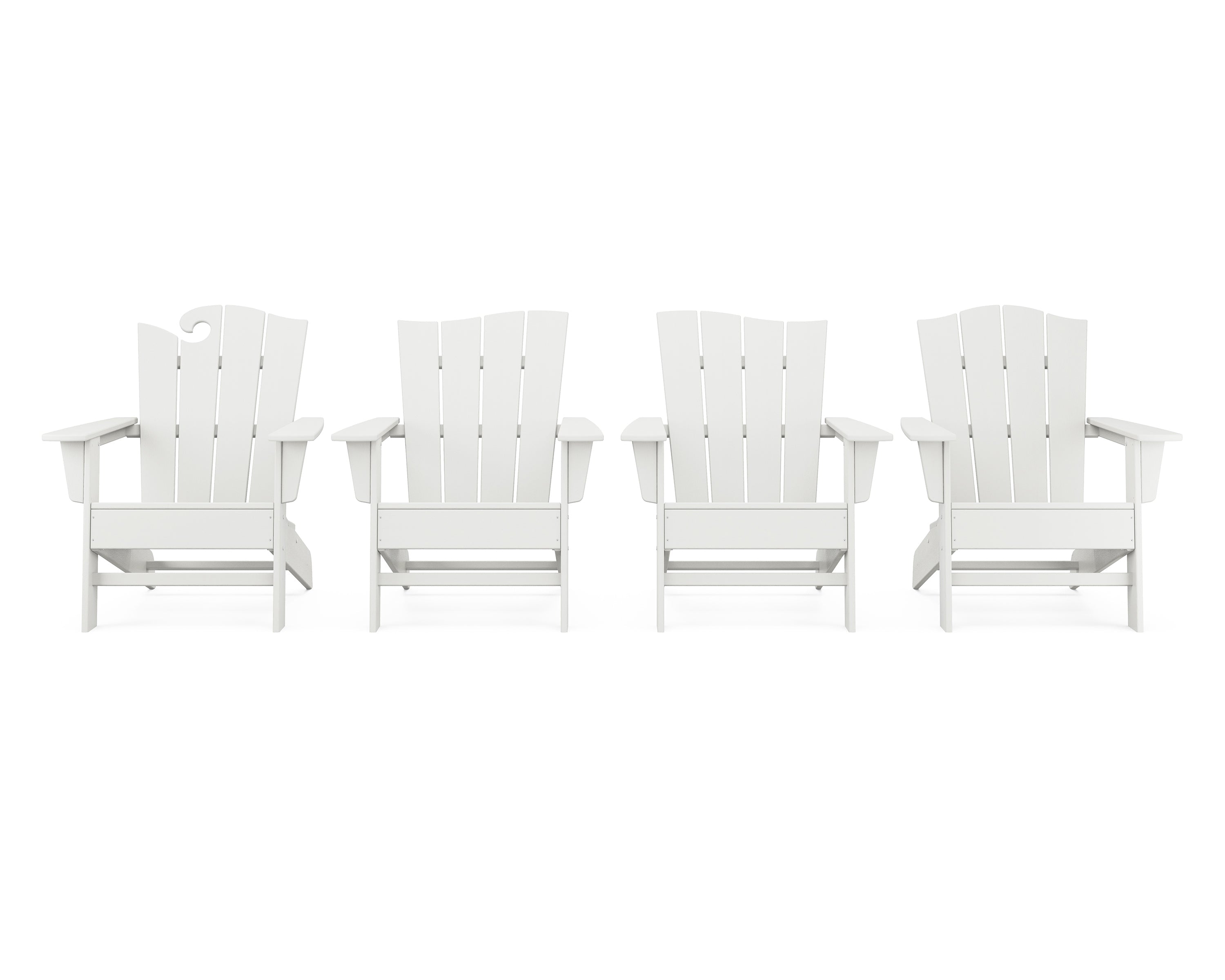 Wave 4-Piece Adirondack Chair Set 16