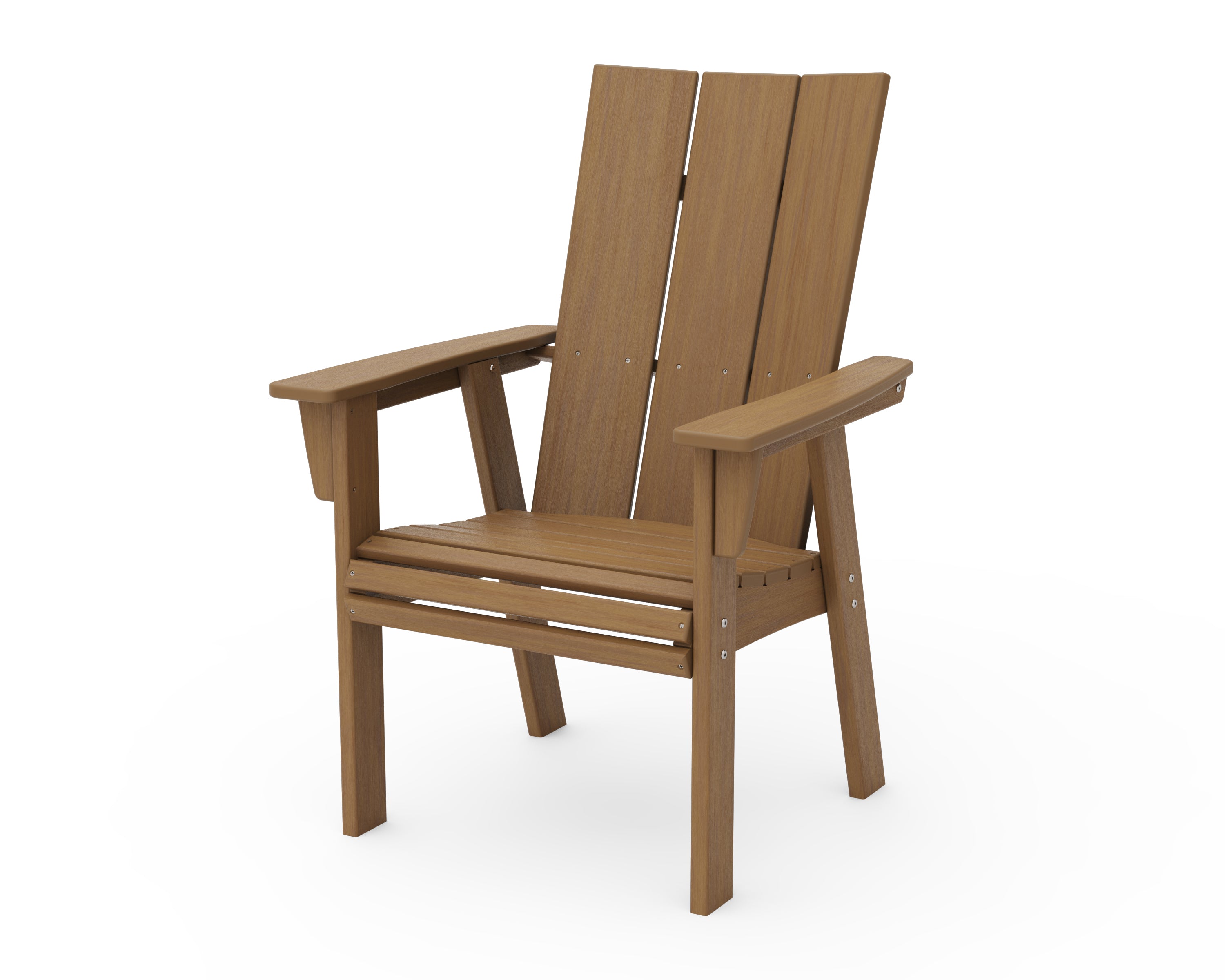 Modern Curveback Adirondack Dining Arm Chair