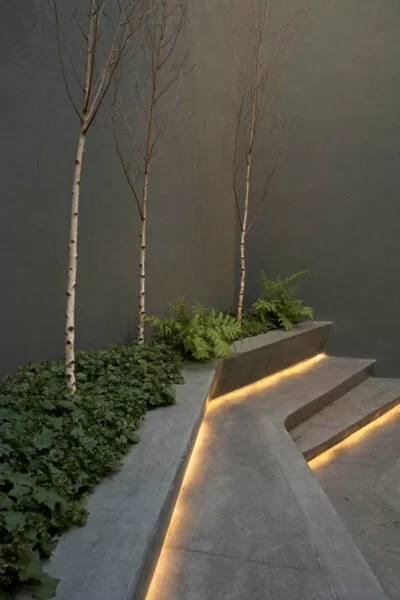 Modern step lighting