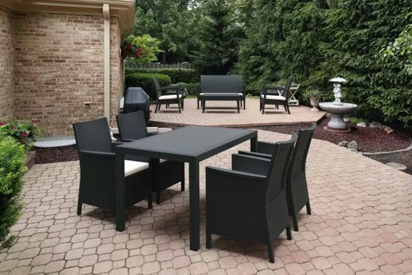 california 5 piece outdoor dining set compamia modern design patio furniture style high quality affordable stylish low price cost best top most value