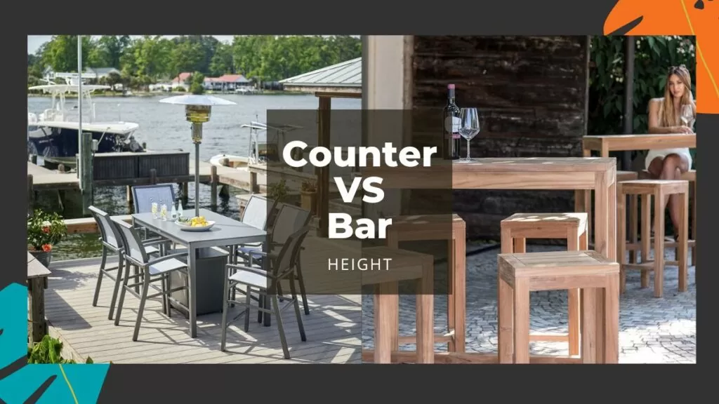 Counter VS Bar height