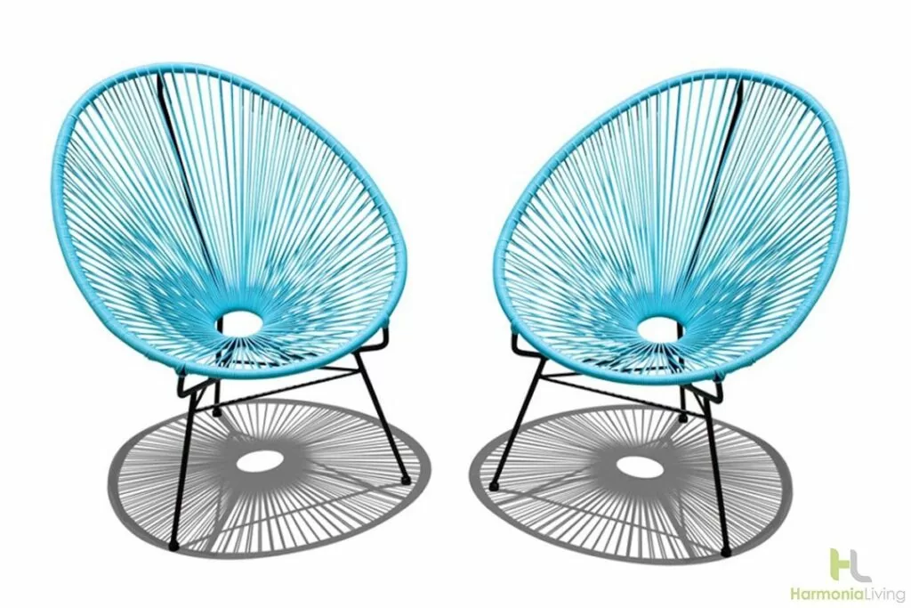 acapulco chairs turquoise