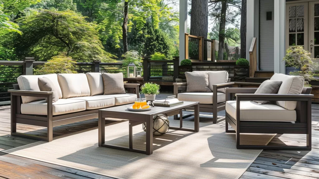 comfortable patio furniture set