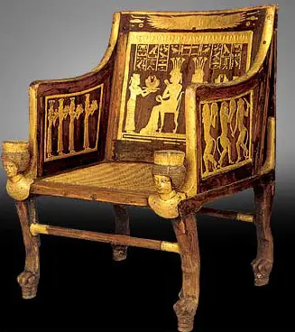 Ancient Egyptian Wicker Chair
