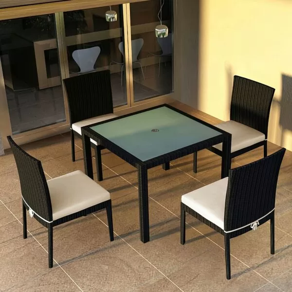 urbana dining set harmonia living modern synthetic outdoor patio furniture hdpe affordable value price low cost save design style best top most value high quality stylish