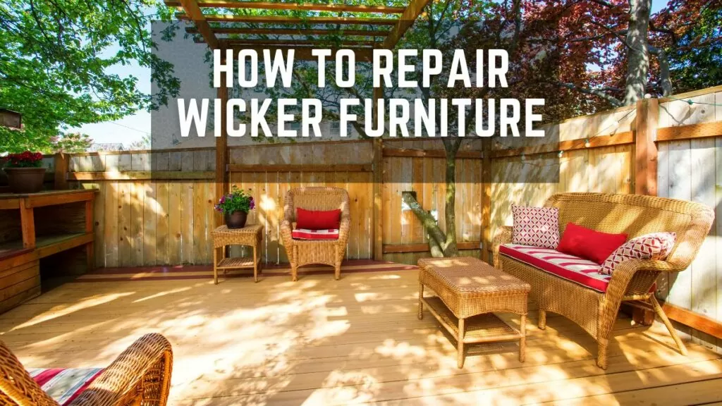 how to repair wicker 1
