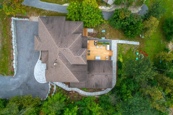house from above