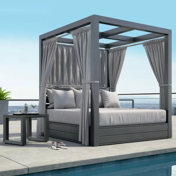 For elite, commercial-grade luxury and comfort, The Redondo King patio daybed by Sunset West rules them all.