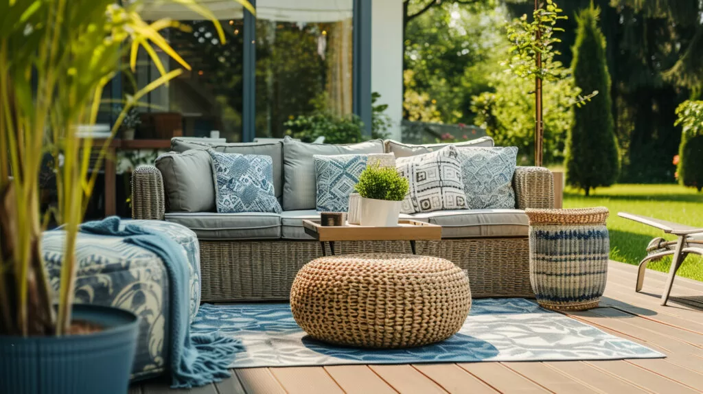 refreshing cushions on patio furniture