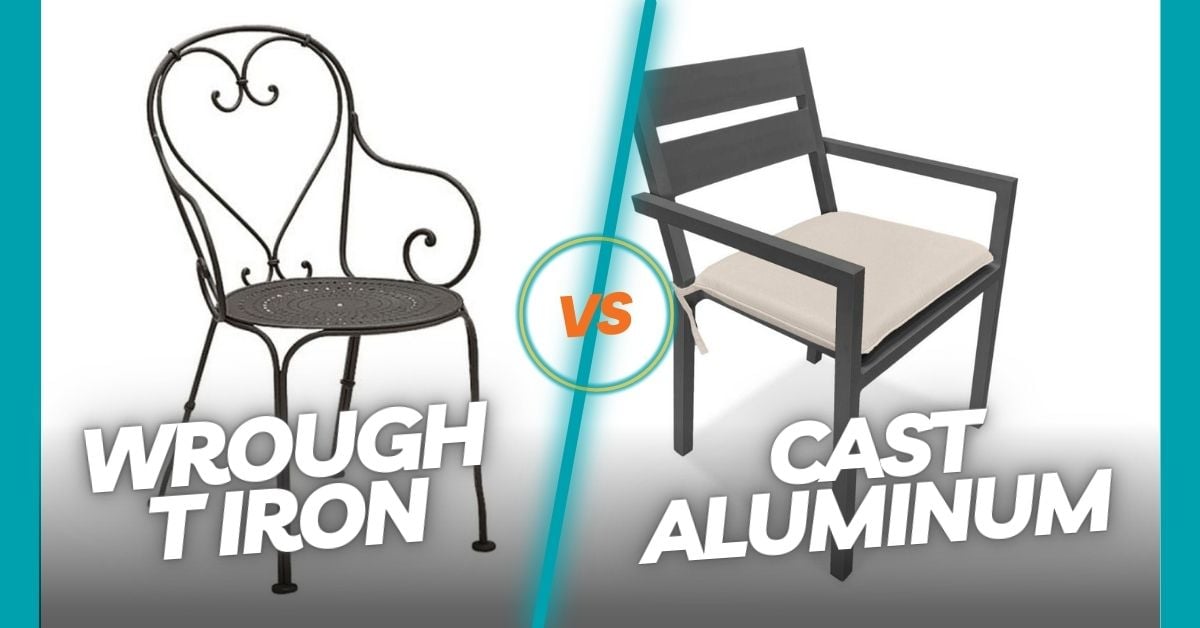 Wrought Iron vs. Cast Aluminum Patio Furniture