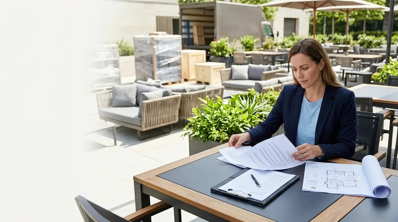 Commercial Outdoor Furniture Buyer's Checklist: From First Quote to Final Delivery