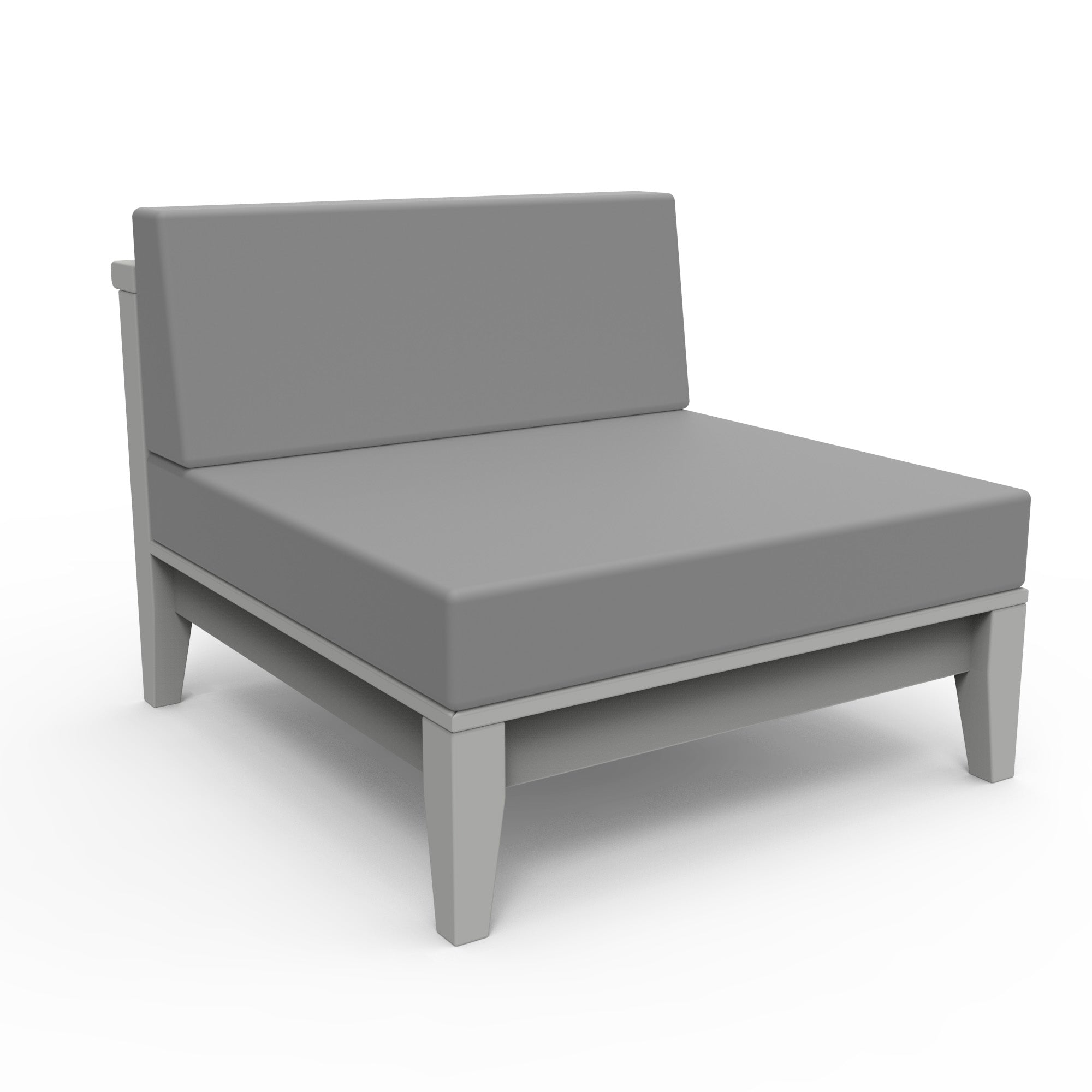 Seaside Casual Cambridge Armless Chair Section
