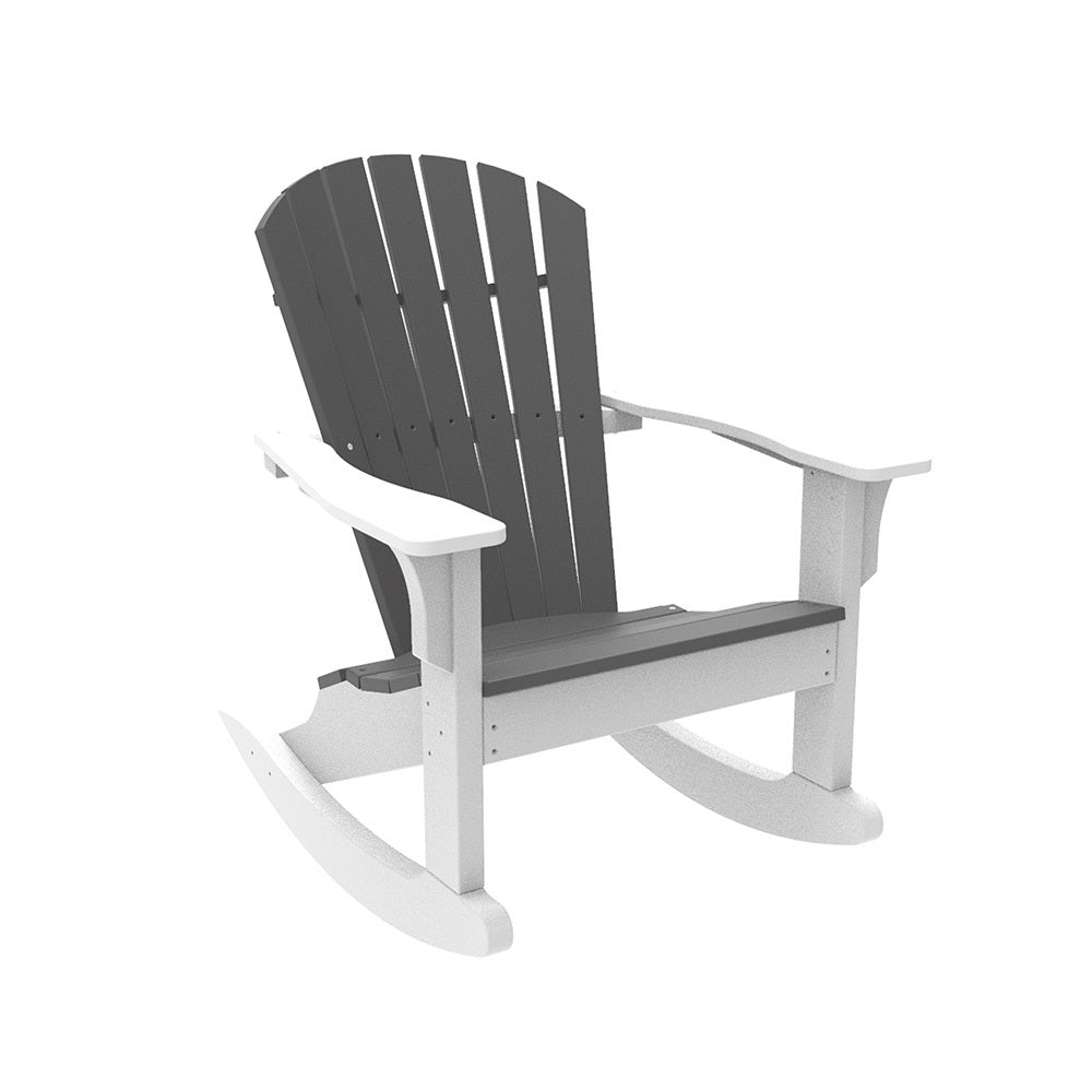 Seaside Casual Adirondack Shellback Rocking Chair