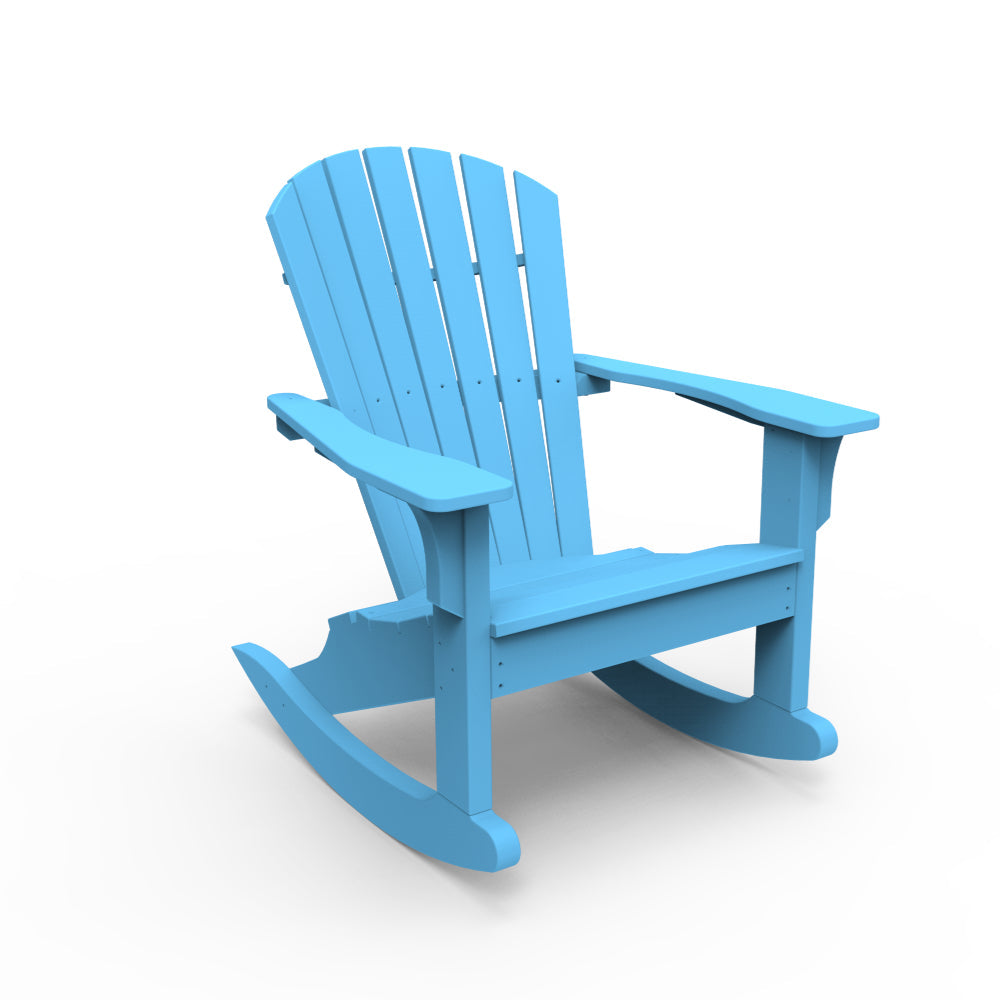 Seaside Casual Adirondack Shellback Rocking Chair