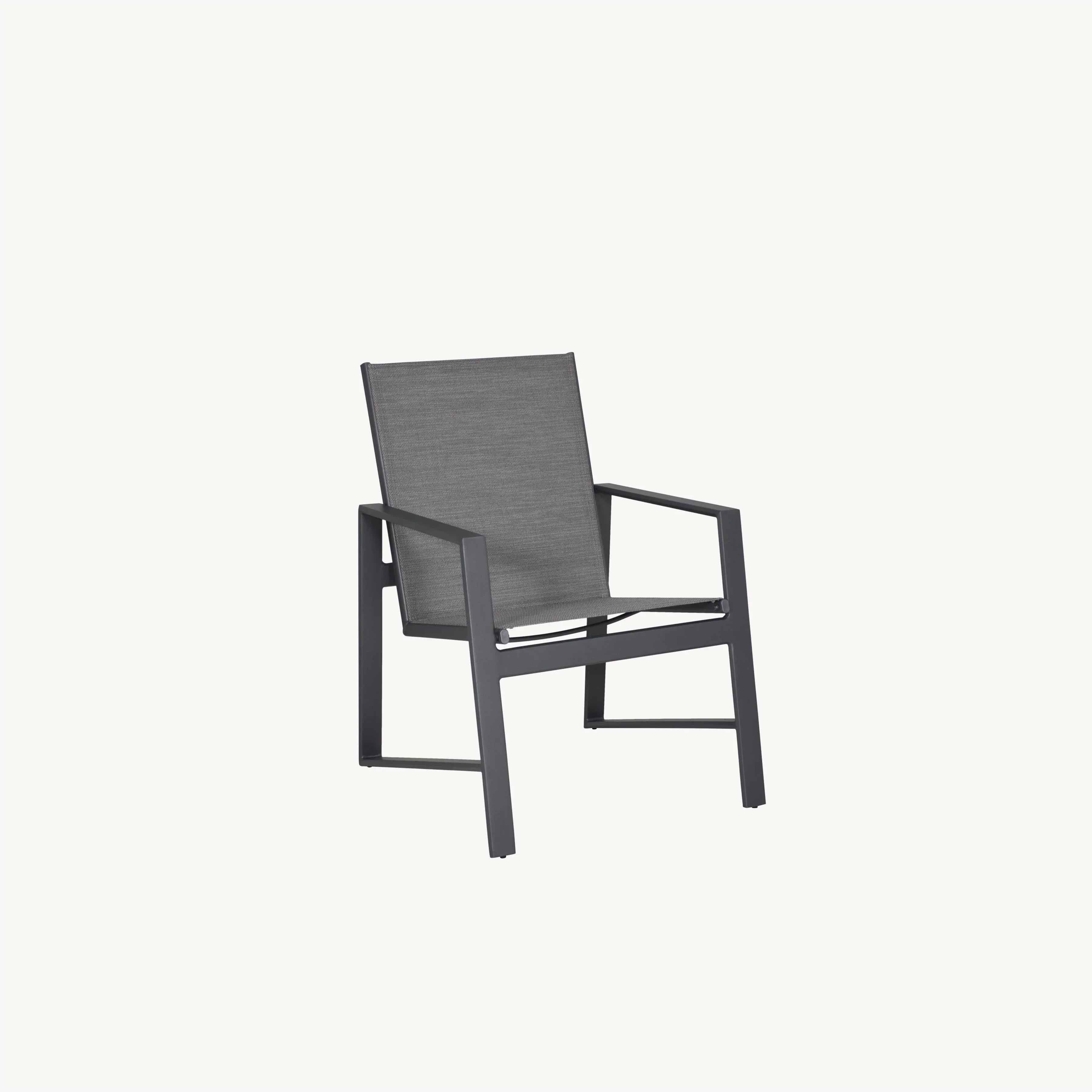 Prism Padded Sling Dining Arm Chair 0E75P by Castelle