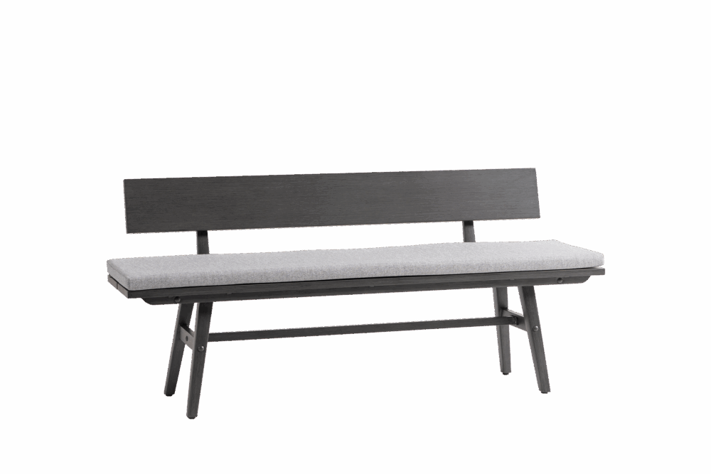 Canbria Bench - Opal Grey