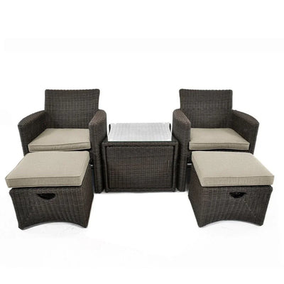 Cupido Cushioned 2-Seat Chat Set 102531-2100 by Kettler