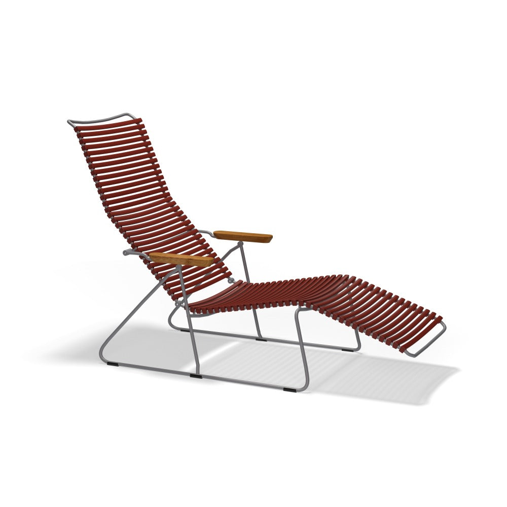 Click Sunlounger - Paprika