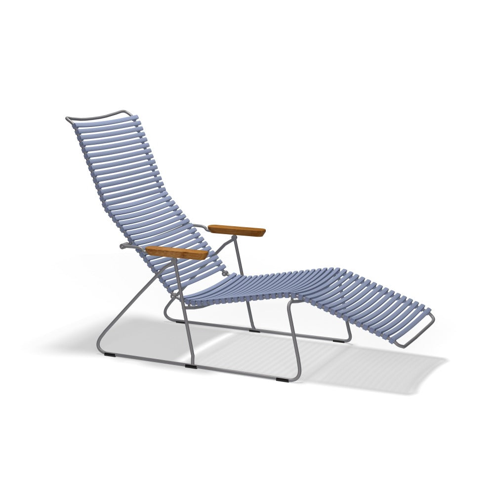 Click Sunlounger - Pigeon Blue