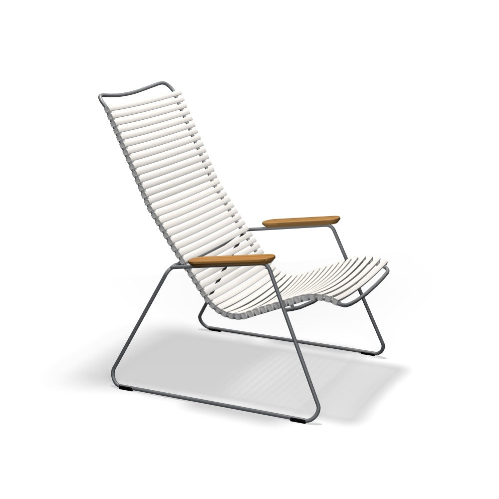 Click Lounge Chair - Muted White