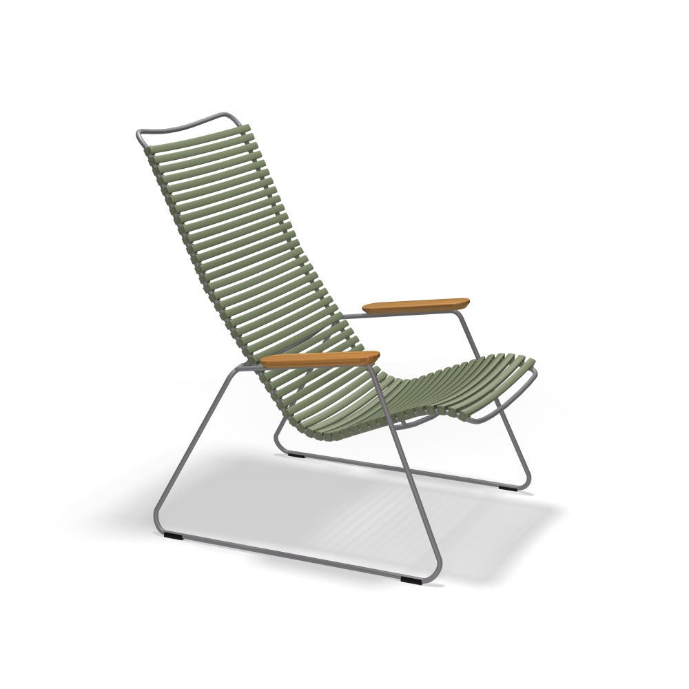Click Lounge Chair - Olive Green