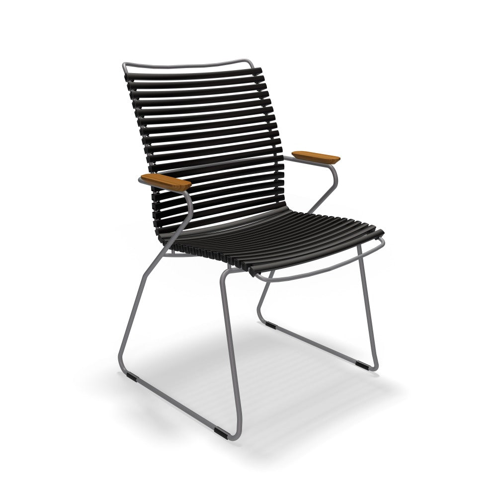 Click High Back Arm Chair - Black