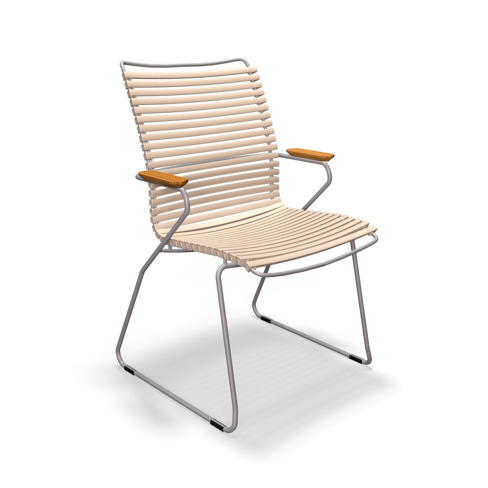 Click High Back Arm Chair - Beige