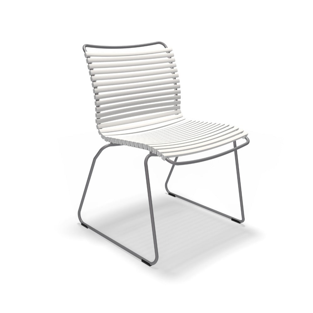Click Dining Side Chair - Muted White