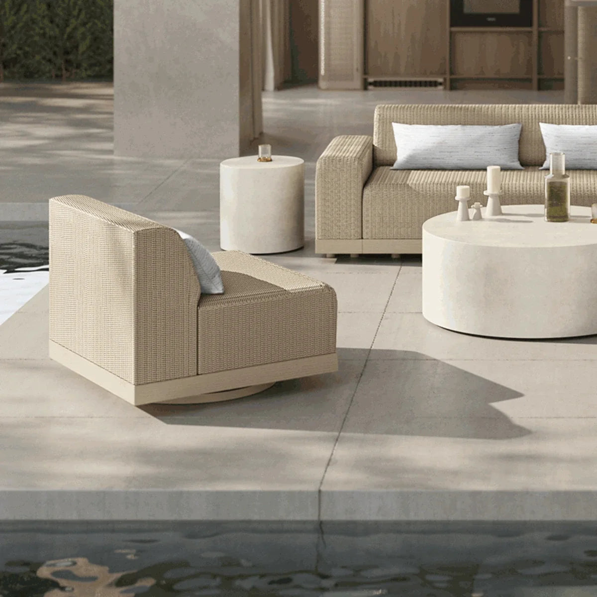 Bellino 18" Round End Table