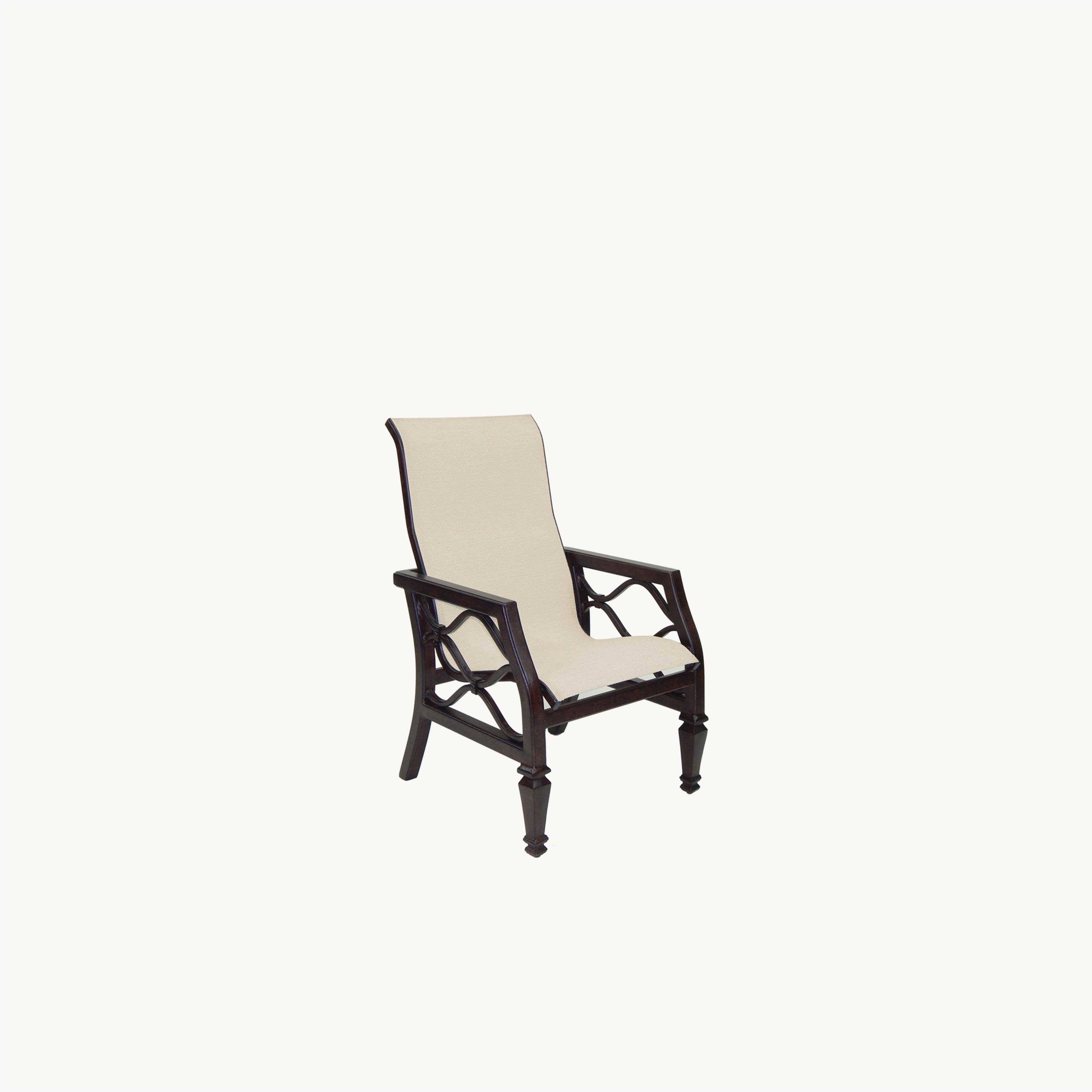 Villa Bianca Padded Sling Dining Arm Chair 1196P by Castelle