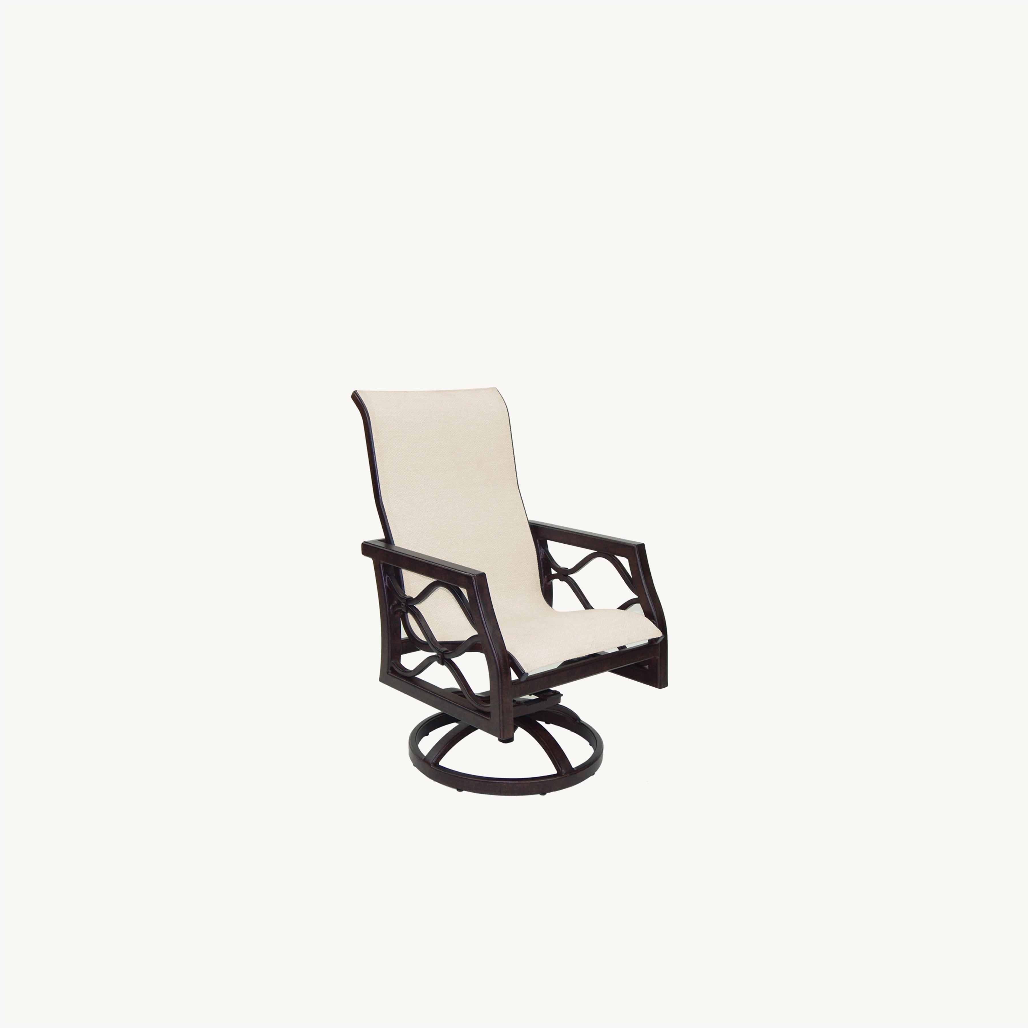 Villa Bianca Padded Sling Dining Swivel Rocker 1197P by Castelle