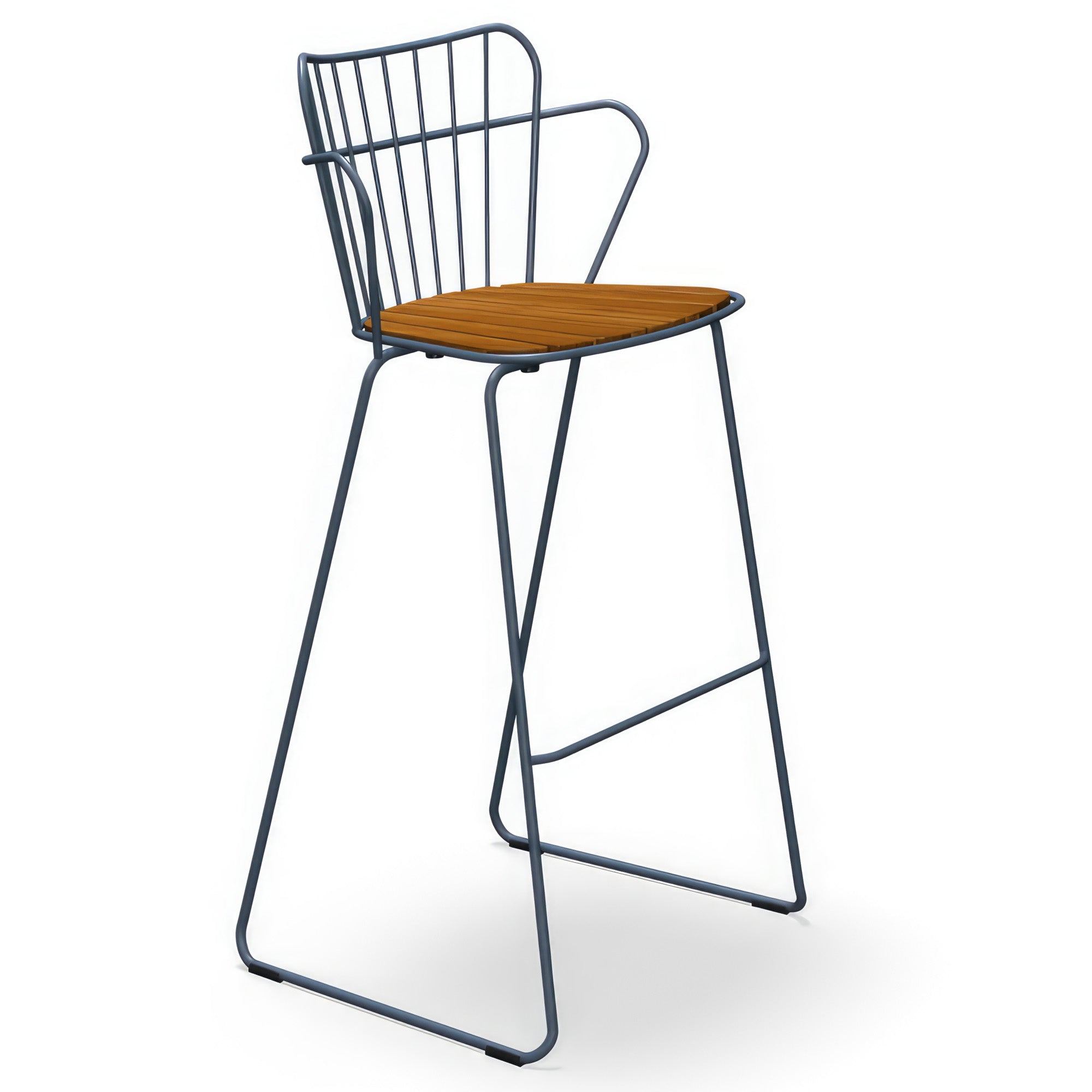 Paon Bar Chair - Midnight Blue