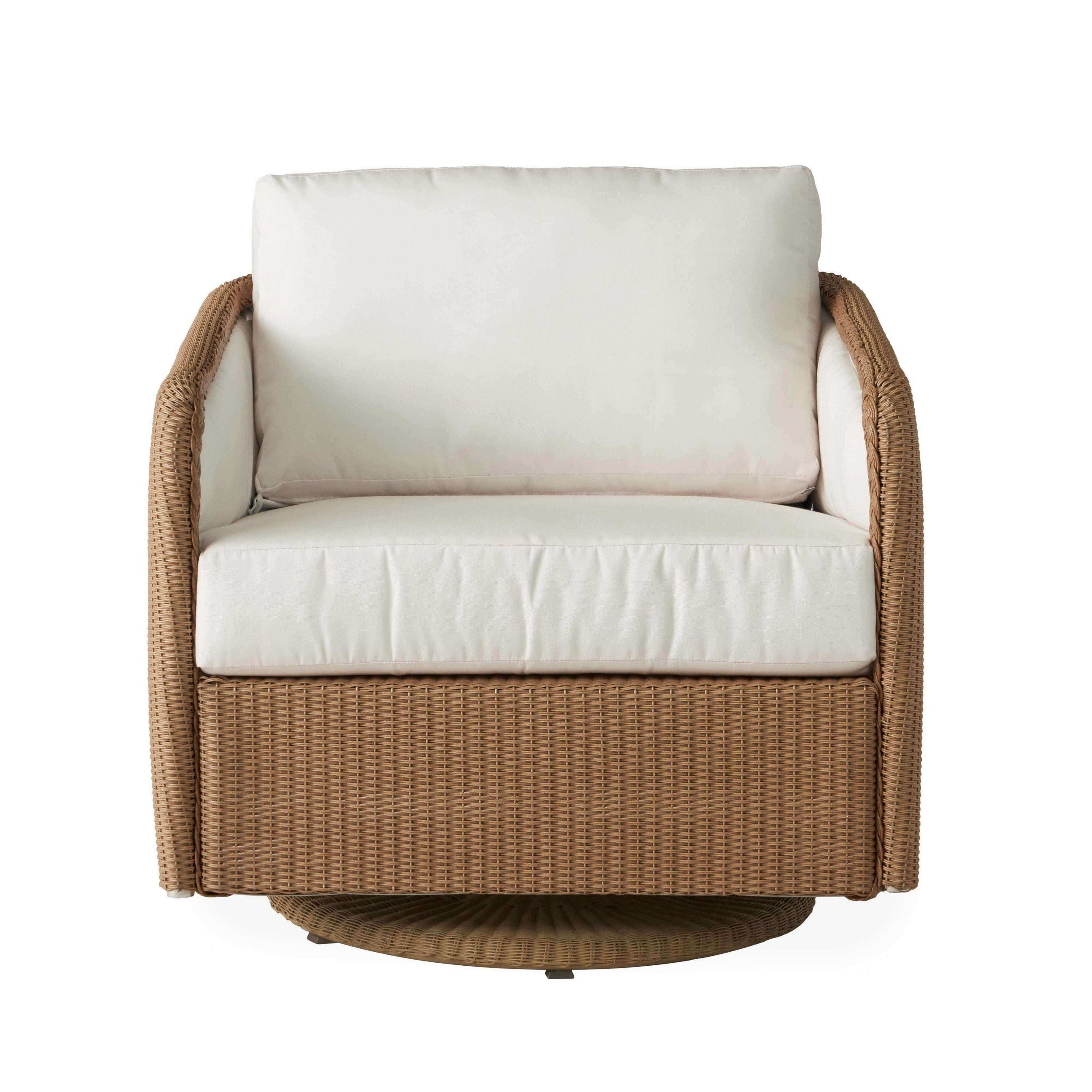 Lloyd Flanders Visions Cushioned Swivel Glider Lounge Chair