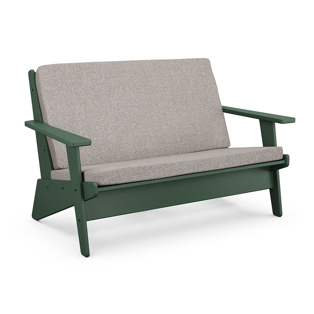 Riviera Modern Deep Seating Loveseat - Green