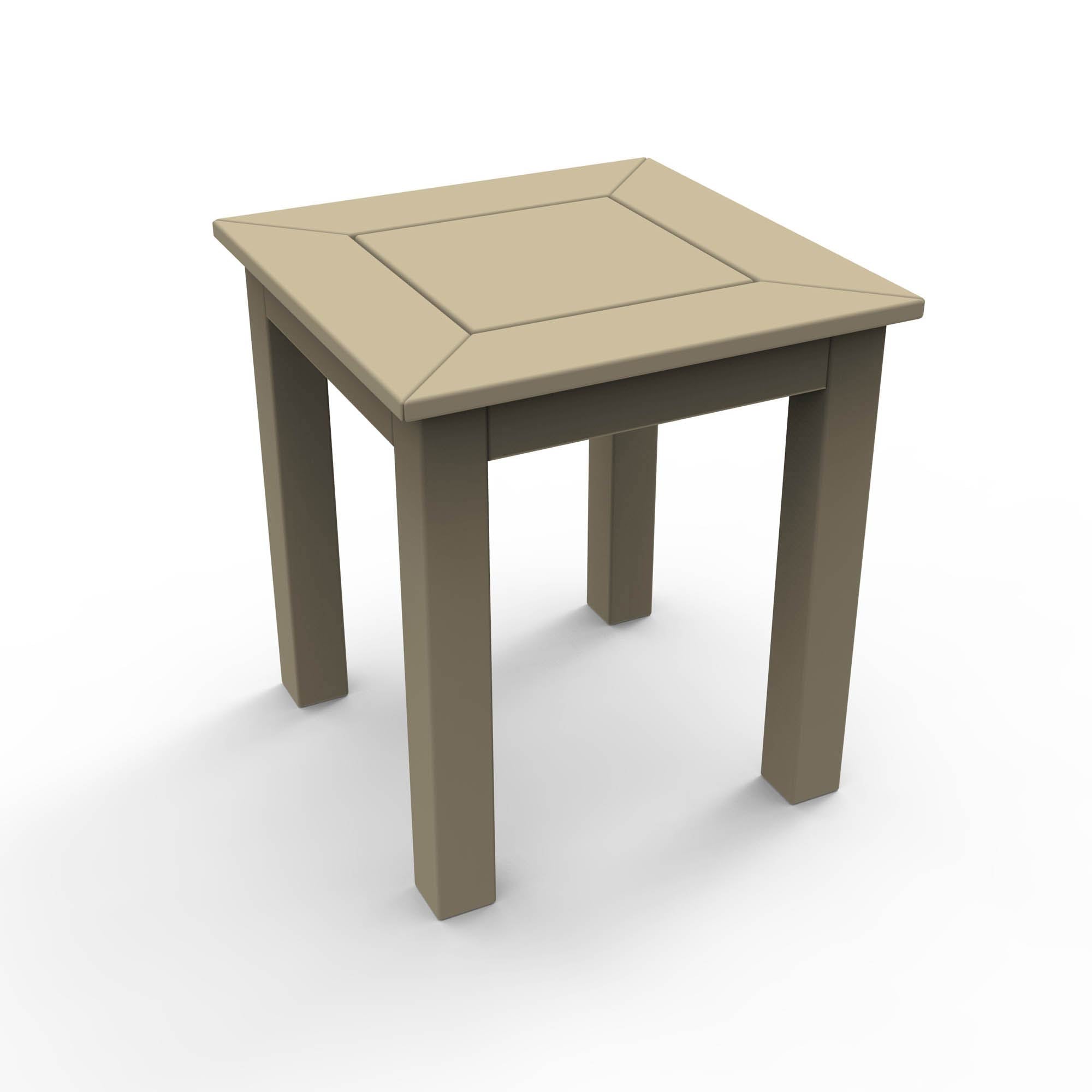 Seaside Casual DEX 16.5" Square Side Table