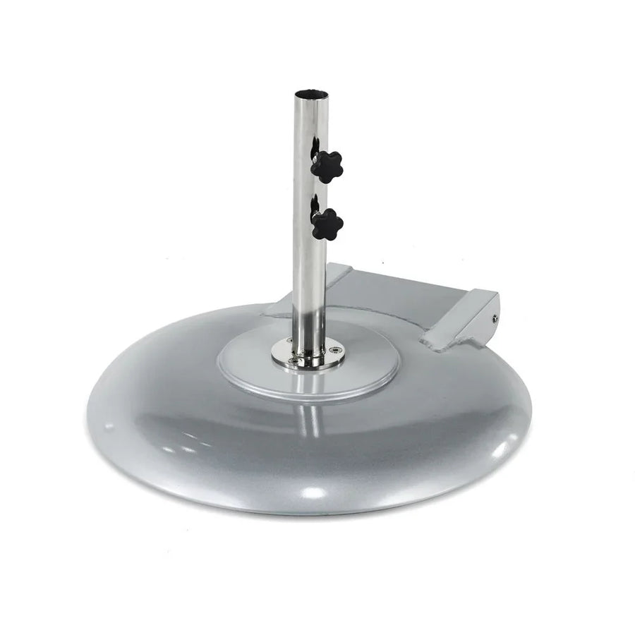 Premium Aluminum Concrete Freestanding 150 lb. Umbrella Base w/ Wheels