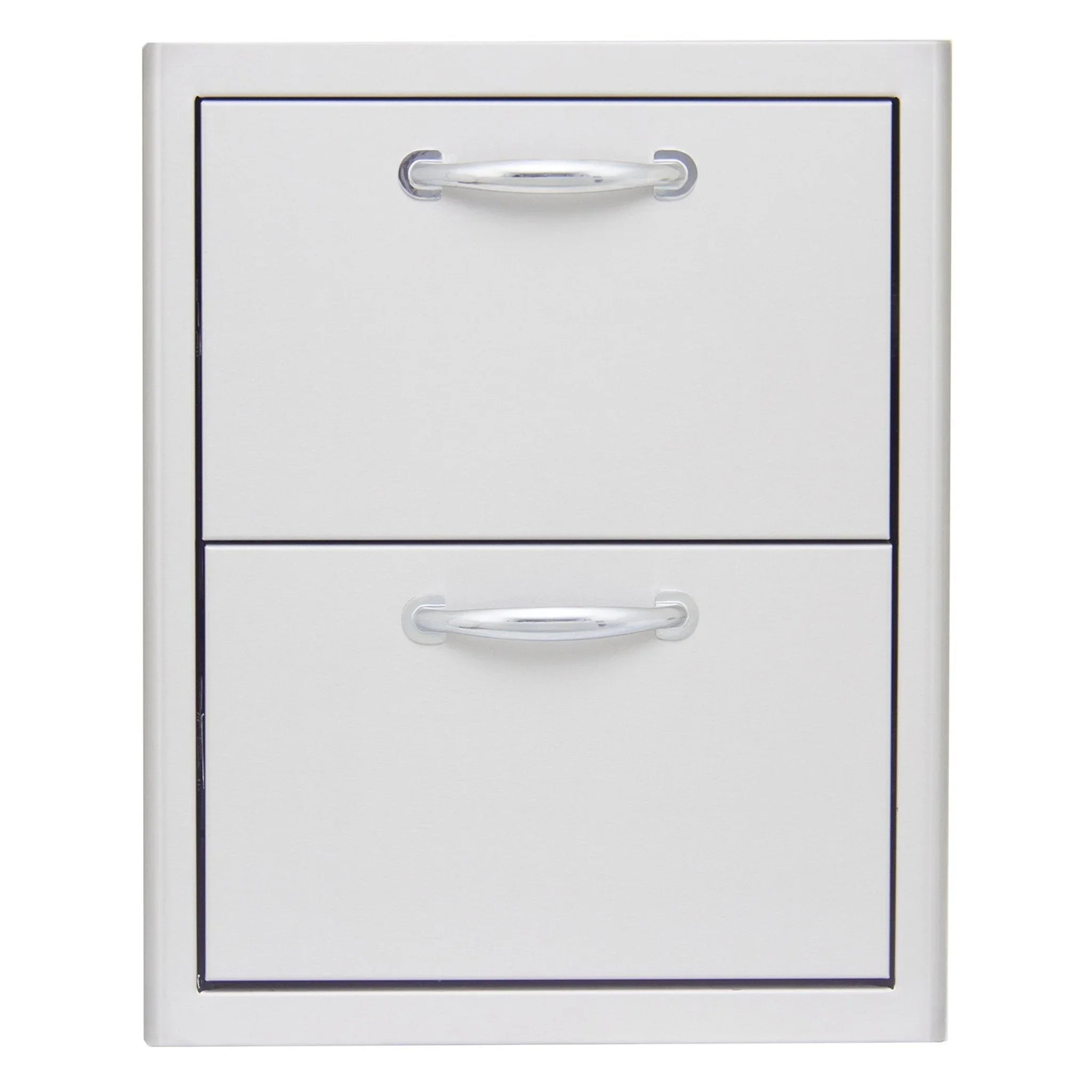 16" Stainless Steel Double Access Drawer