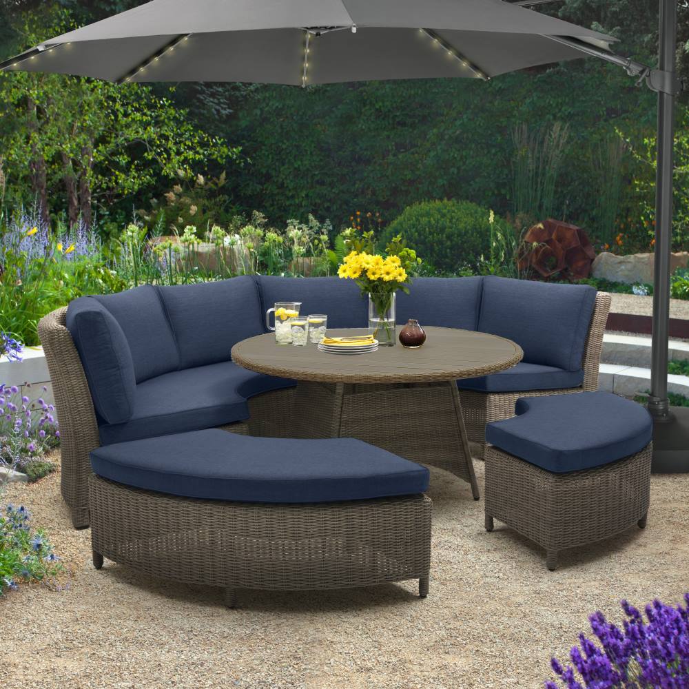 Palma 6-Seat Curved Sectional Set 193347-2100K1 by Kettler