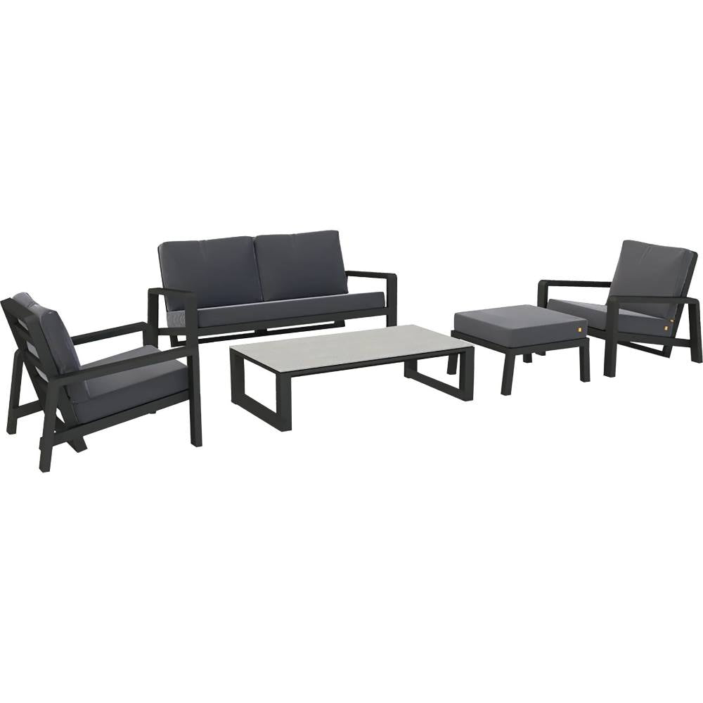 Kettler Boston Select 4-Seat Reclining Loveseat Lounge Set