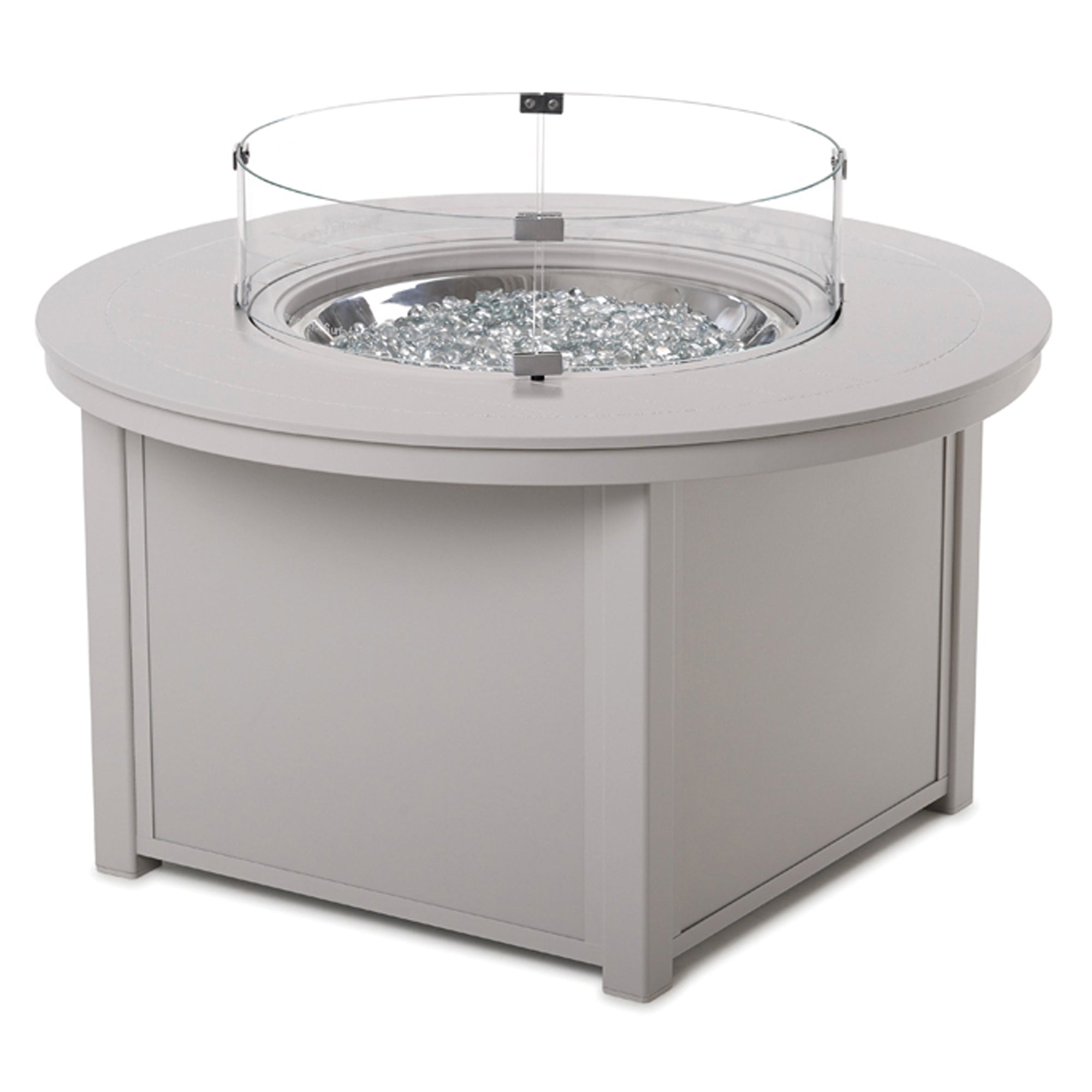 Telescope Casual 42 inch Round Rustic Top Fire Table