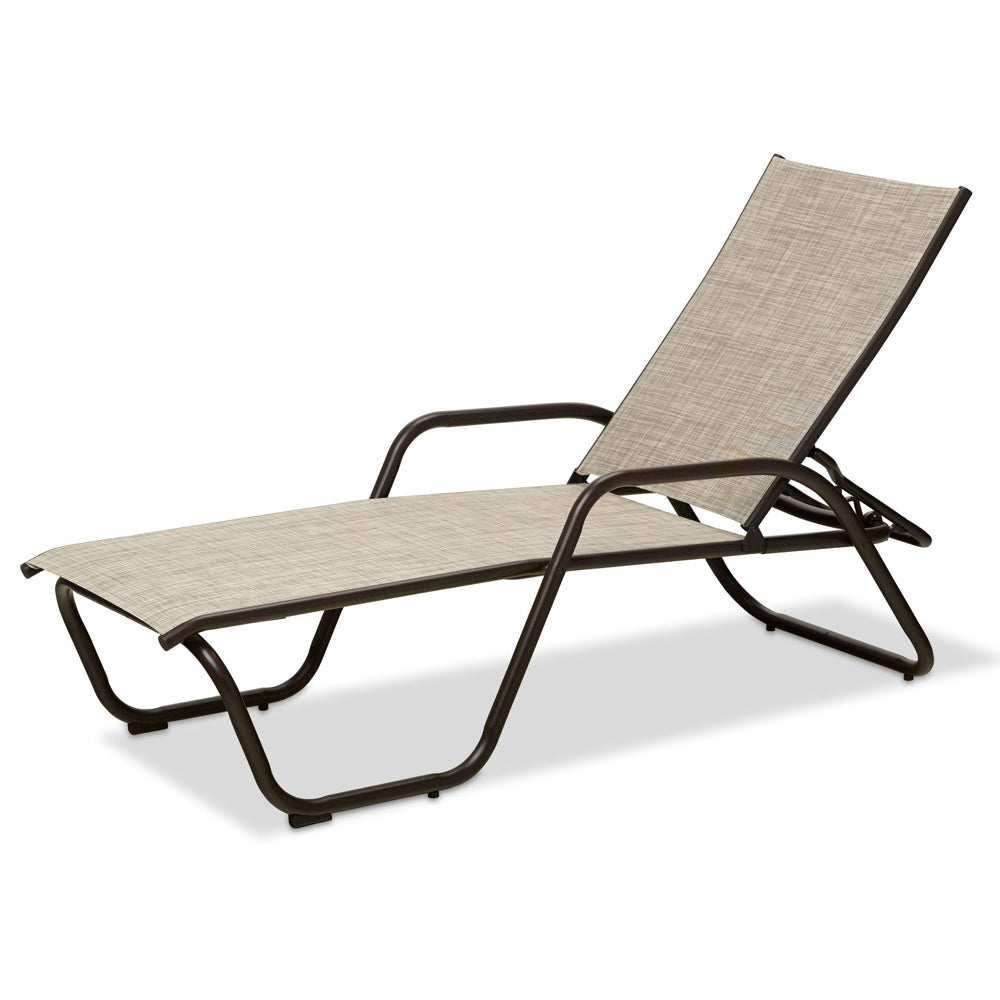 Telescope Casual Gardenella Sling Four-Position Stacking Chaise Lounge