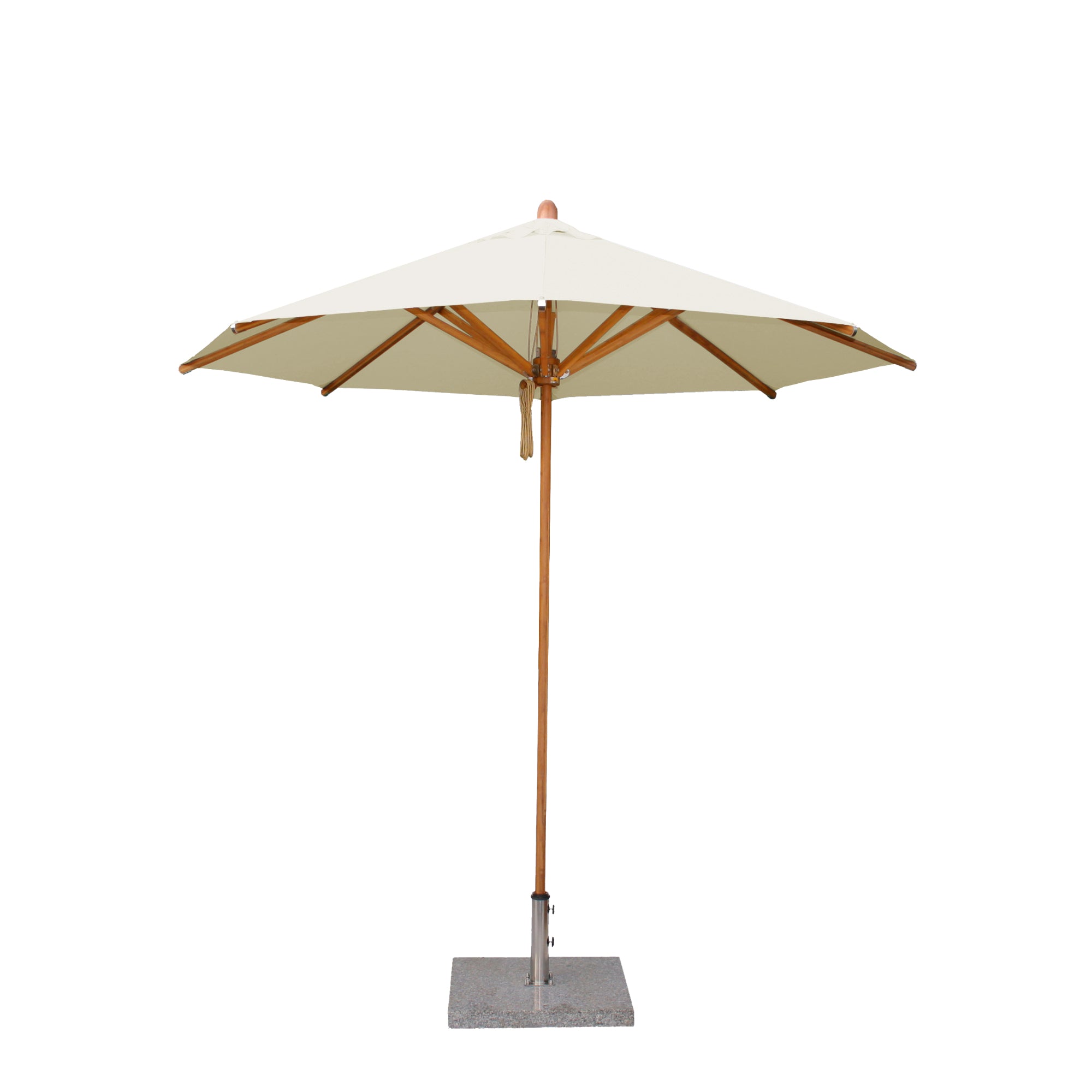 Levante 8.5' Round Bamboo Market Umbrella