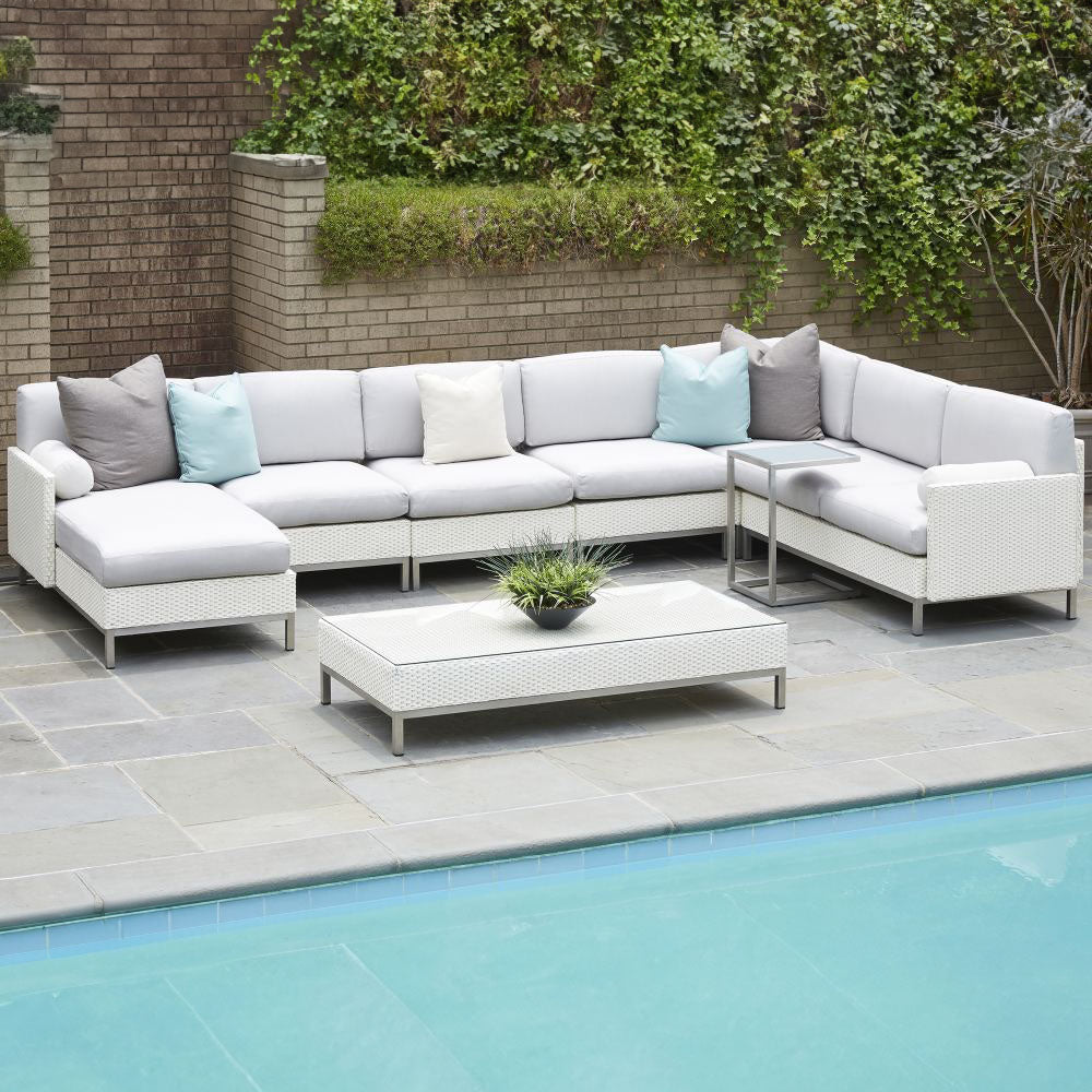 Lloyd Flanders Elements Cushioned Right Arm Chaise Section