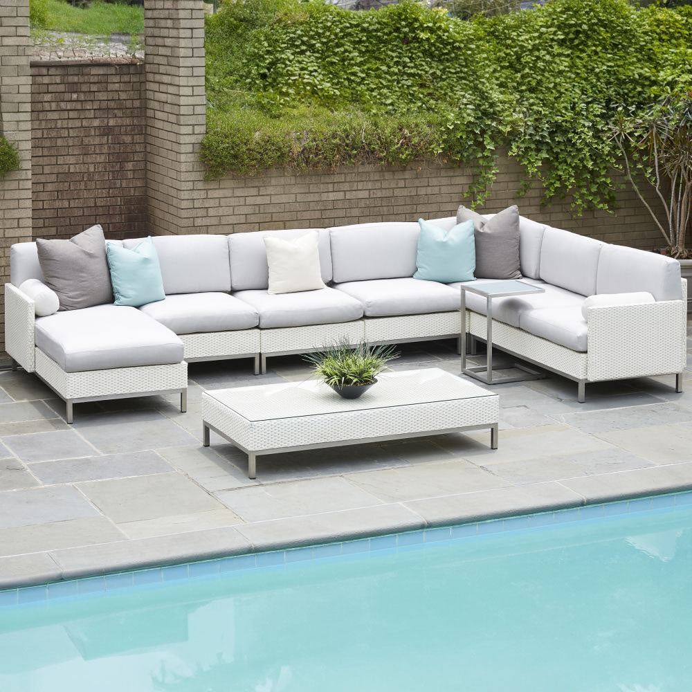 Lloyd Flanders Elements Rectangular Cocktail Table