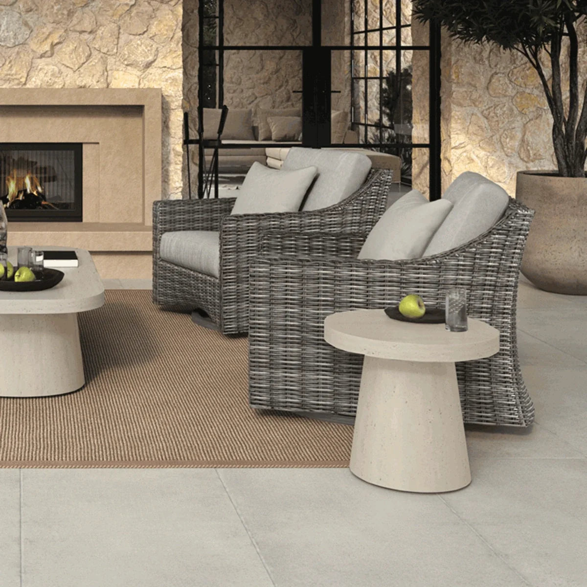 Avallon Swivel Glider Club Chair