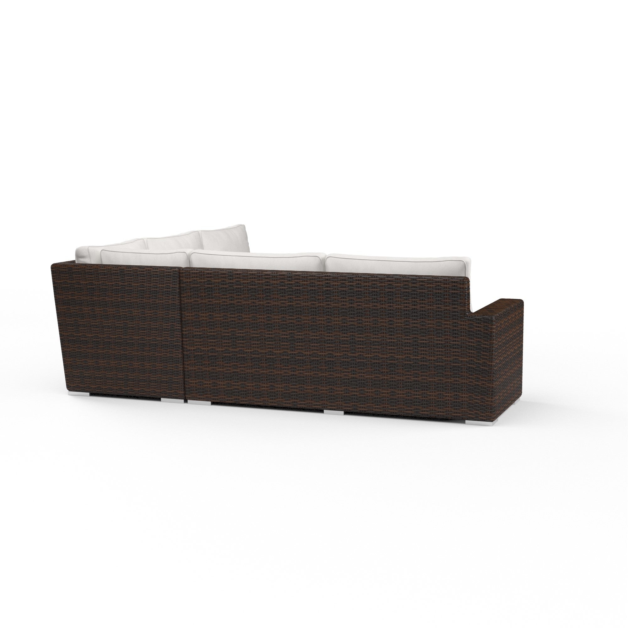 Montecito 4-Seat Wicker Sectional Set
